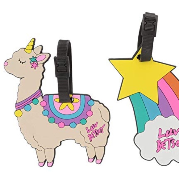 Betsey Johnson Handbags - New Betsey Johnson Duo Silicone Luggage Tags